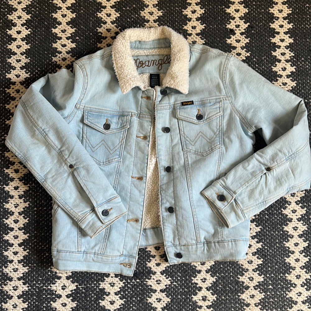 Wrangler Retro denim fleece lined Jacket